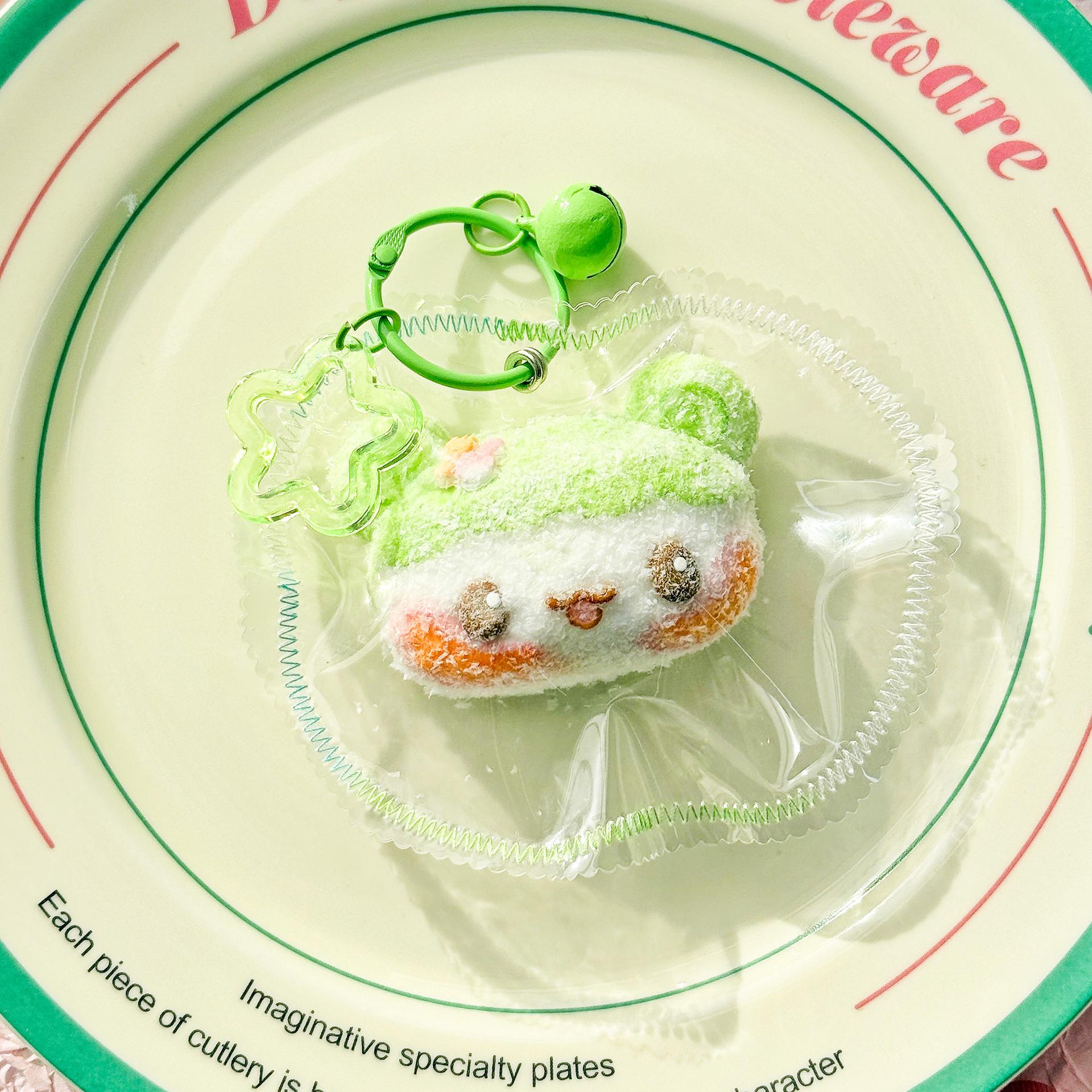 

Силиконовый подвеска-голова животного, пищалка - Винтажный кремовый глиняный аксессуар для снятия стресса