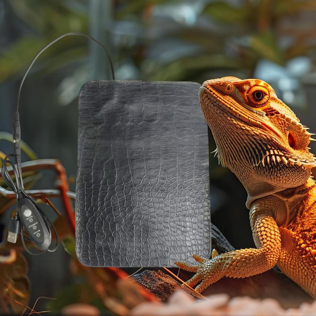 Reptile Panel Heater Pad Terrarium Heater Heat Pad Thermostatic Pet Heating Pad for Reptile Tank Lizard Frogs Snake