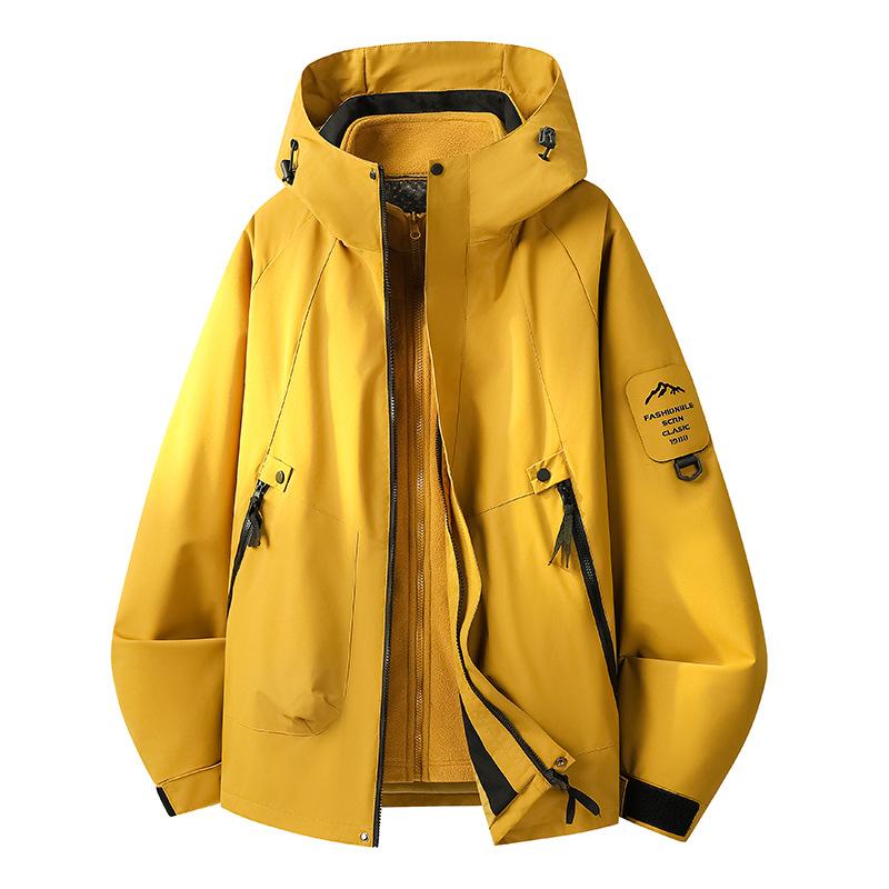 2518 Dreifach-Graphen-Futter Partnerjacke für Damen und Herren Winddicht Wasserdicht Outdoor-Sport Bergsteigeranzug Gruppenkauf