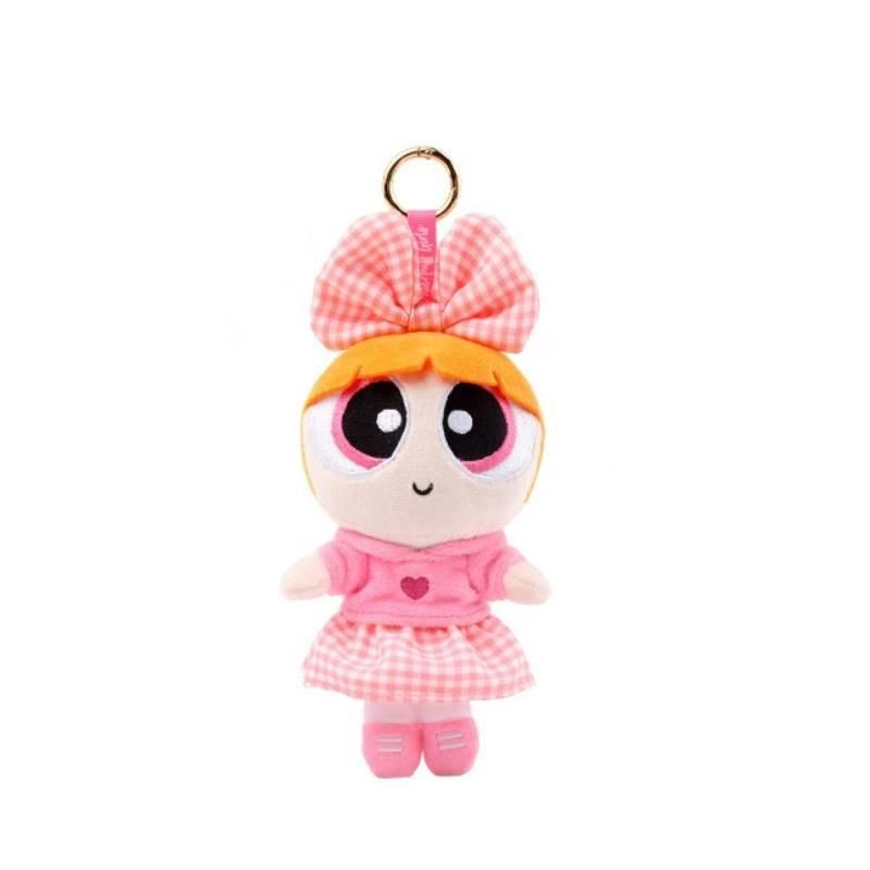 The Powerpuff Girls Spring Outing Plush Keychain With Cartoon Design For Movie Fans розовый