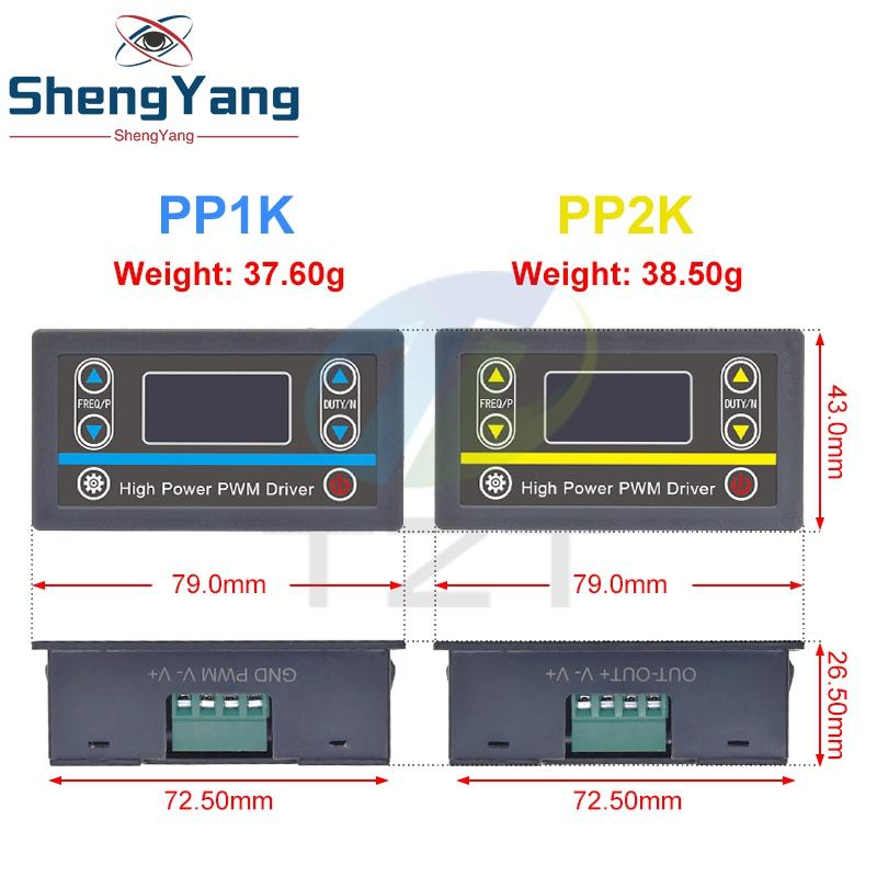 TZT PP1K Dual Mode Signal Generator PP2K PWM Motor Speed Controller Regulator 8A 150W Frequency Duty Cycle Adjustable Module