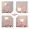 DurableBedside Night Light Explosion Pastoral Flower Romantic Bedroom Princess Room Desk Decoration Atmosphere 5W Three-color Li