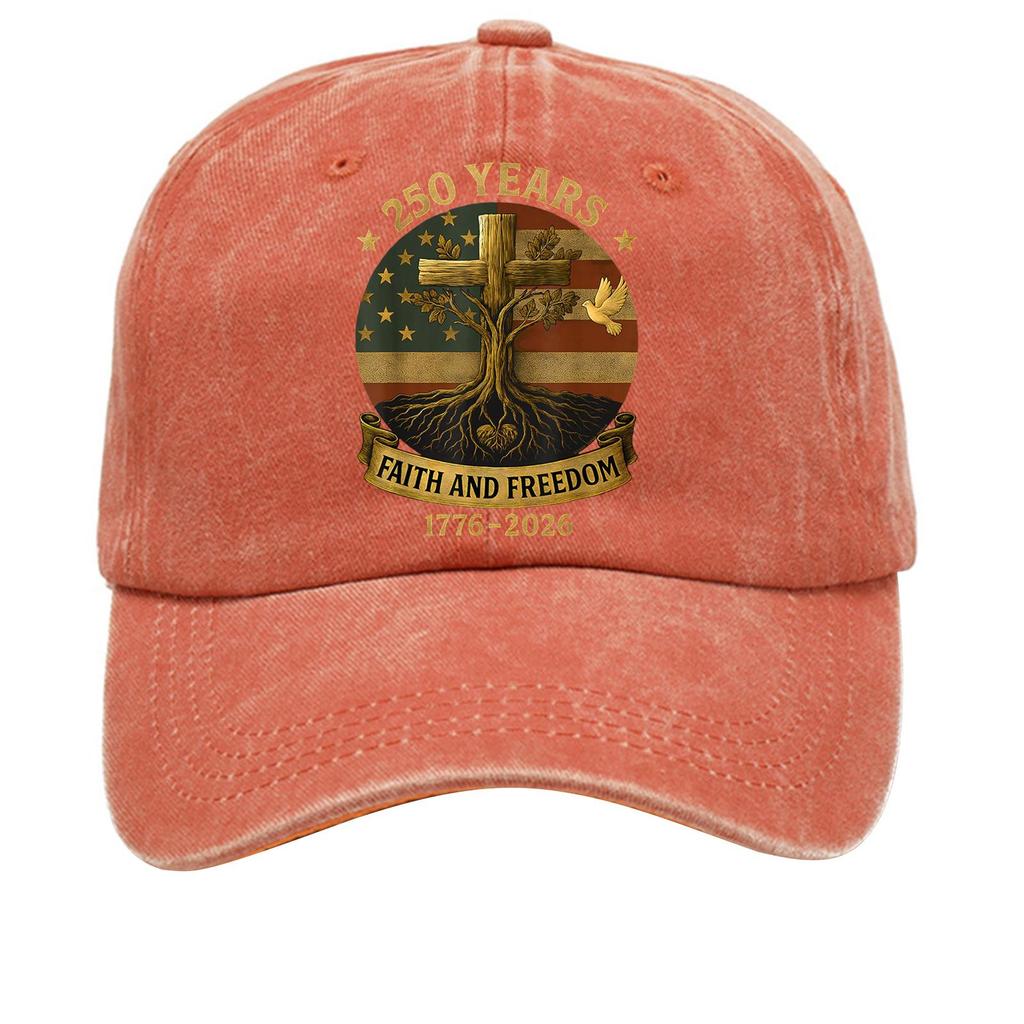 American Anniversary Commemorative Hat Printed Baseball Hat