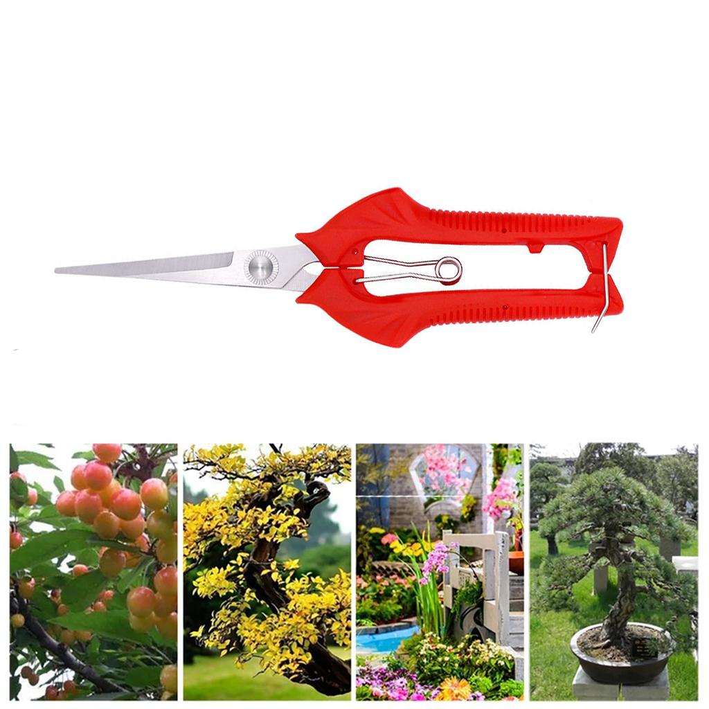 Gartenarbeit Hand-Rebschere Mikro-Spitze Beschneidungsschnipser Blatt-Trimmer Gerade Floristenschere für Pflanzen Gartenschere Beschneidungsscheren