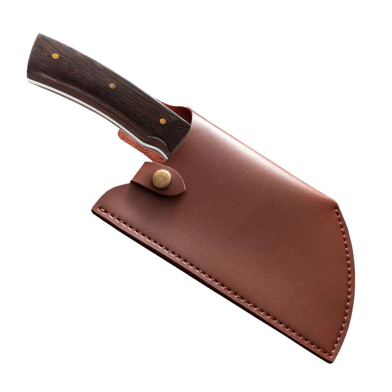 Chef Knifves Sheath Leather Chopper Cleaver Butcher Blade Guard Case Chef Knife Leather Covers Storage Bag