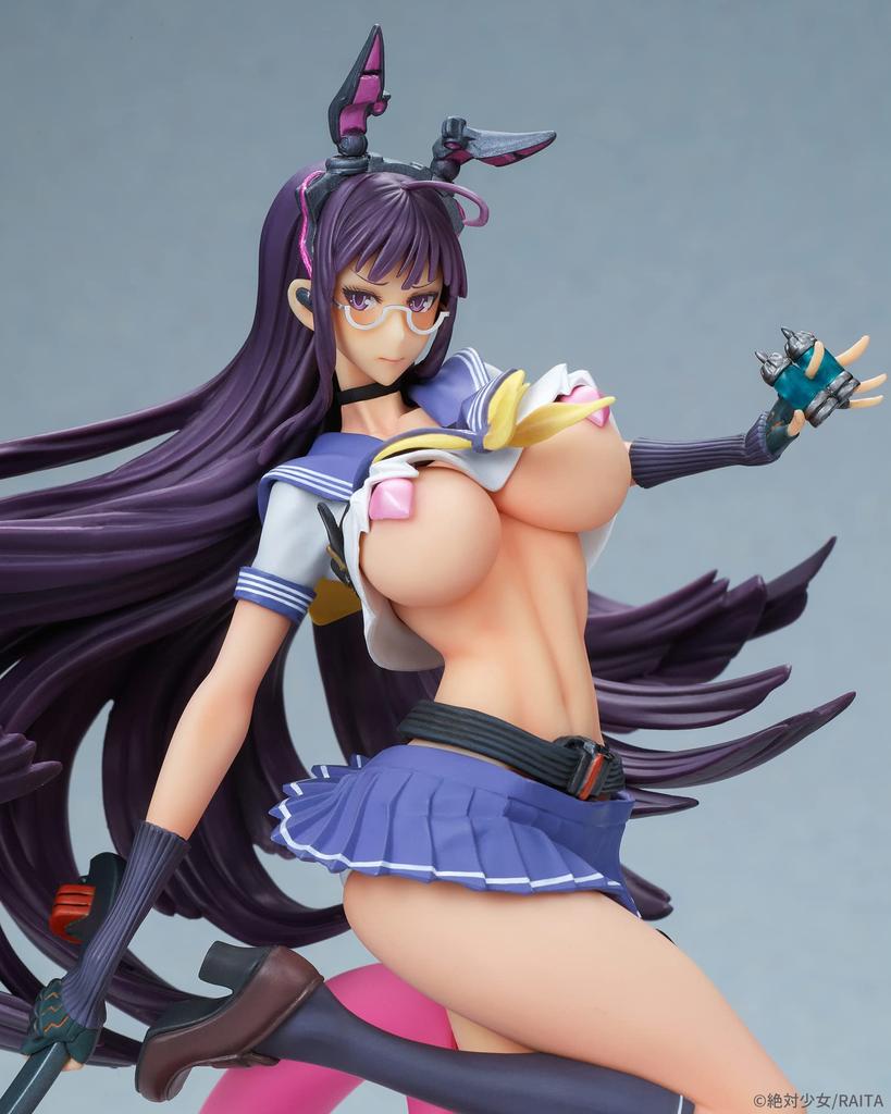 MOUSE UNIT Absolute! Disciplinary Committee Chairman Shinko Kanna Shizuka 1/7 Scale PVC Pre-painted Complete Figure