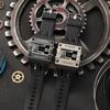 SYNOKE Men's Trendy Square Alloy Sport Watch - Large Screen, Fashionable, Waterproof.