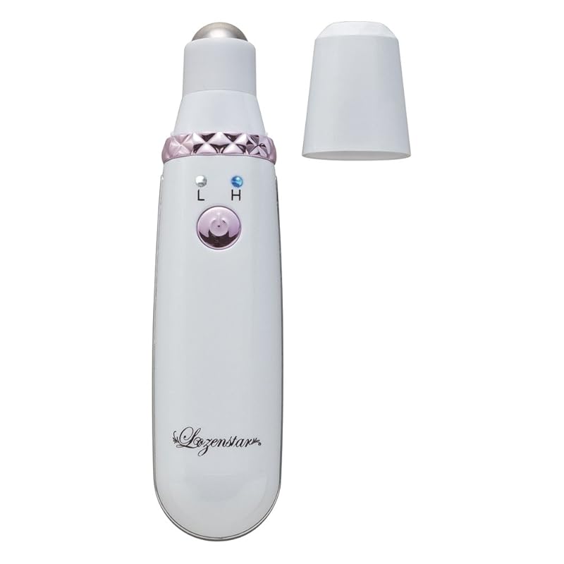 

LOZENSTAR [Easy to do at home] Point-focused esthetics with micro-vibration and ion power] roll-on facial device BT-436 white