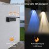 Super Bright RGB LED Solar Wall Lamp for Garden Fence Stairs Decorative Lighting Outdoor IP65 Rating Landscape Solar Step Light