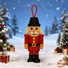 Yousheng DIY Button Nutcracker Craft Kit Christmas Button Ornament Making Set Handmade Nutcracker Hanging Decoration for Home Party Decor