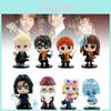 Miniature Collectible Figures Set Featuring Hermione Ron Pvc Models