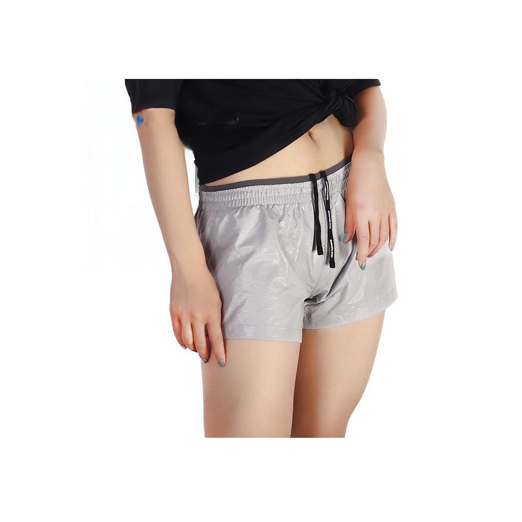 Nike Logo Print Quick-Dry Casual Shorts Women Shorts Silver AR2026-095