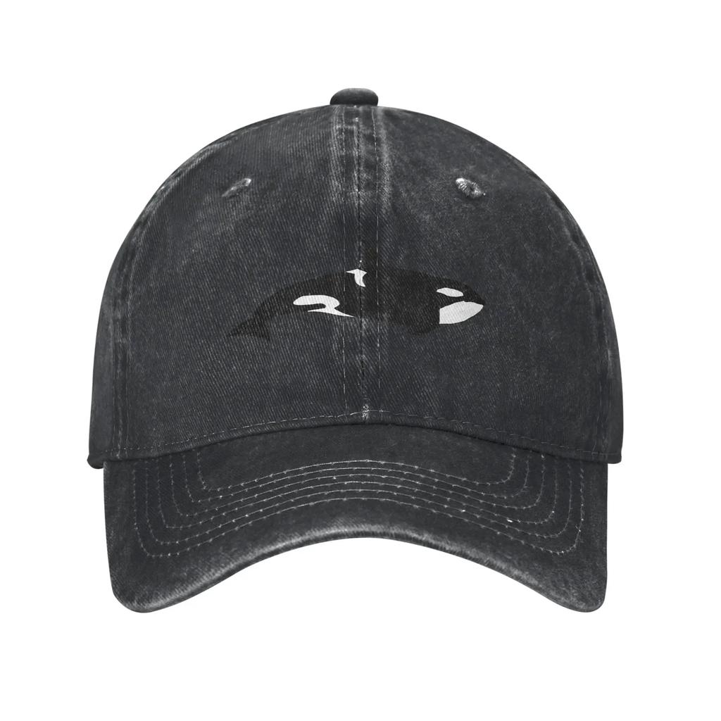 Killer Whale (Orcinus Orca) Denim Cap Casual Baseball Caps Adjustable Hat Summer Unisex Baseball Hats