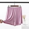 Women's High Elasticity Ice Silk Loose Safety Shorts - Plus Size, Summer Thin Briefs for Home Wear