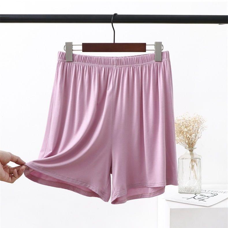 

Women s High Elasticity Ice Silk Loose Safety Shorts - Plus Size, Summer Thin Briefs for Home Wear XL (105-130 lbs)