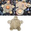 Candle Holder Board Astrology Pentacles Candlestick Plate Altars Witchcraft Wiccan Divination Decors Candle Holder Tray