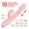 Vibrator For Women 2 In 1 Licking Machine Clitoris Stimulator G-Spot Powerful Vibro Dildo Wand Female Clit Sucker Adult Sex Toys