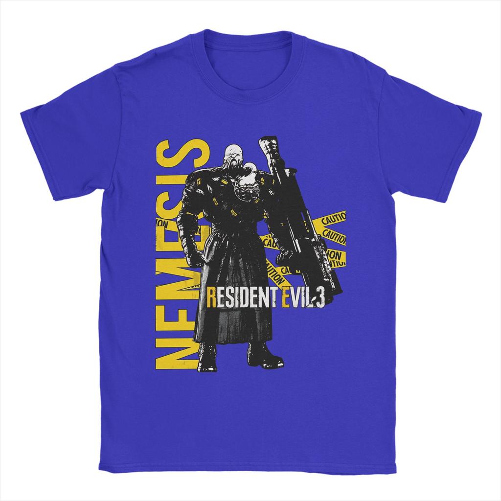 R3MAKE NEMESIS Residents Evils T Shirts for Men Cotton Funny TShirt Round Neck  Tee Shirt Short Sleeve Clothes Summer