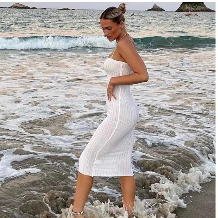 2024 Spring/Summer Women's Versatile Sexy Fashion Casual Beach Dress