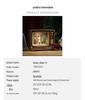Snowflake Crystal Lamp TV Music Box - Christmas Gift & Decoration