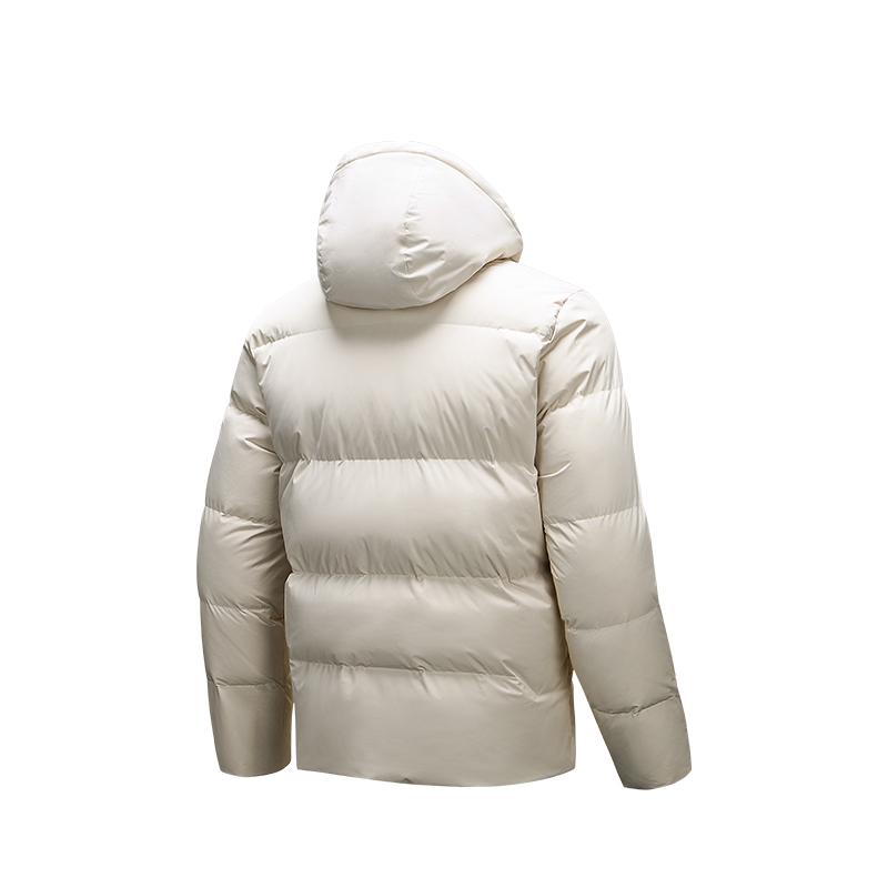 Anta Snow Shell Four Defense Technology White Duck Down Quick Warm Waterproof Windproof Oil Stain Resistant Warm Hooded Down Jacket 952447901-1