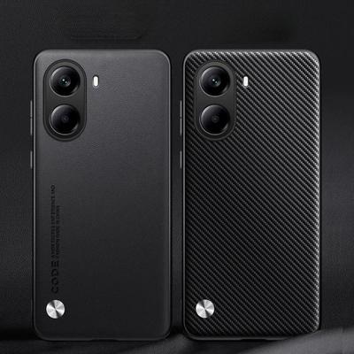 Carbon Fiber Leder Fall für POCO X7 Pro Matte Silikon Shookproof Stoßstange Abdeckung Fällen für POCO X7 X7Pro Redmi Turbo4