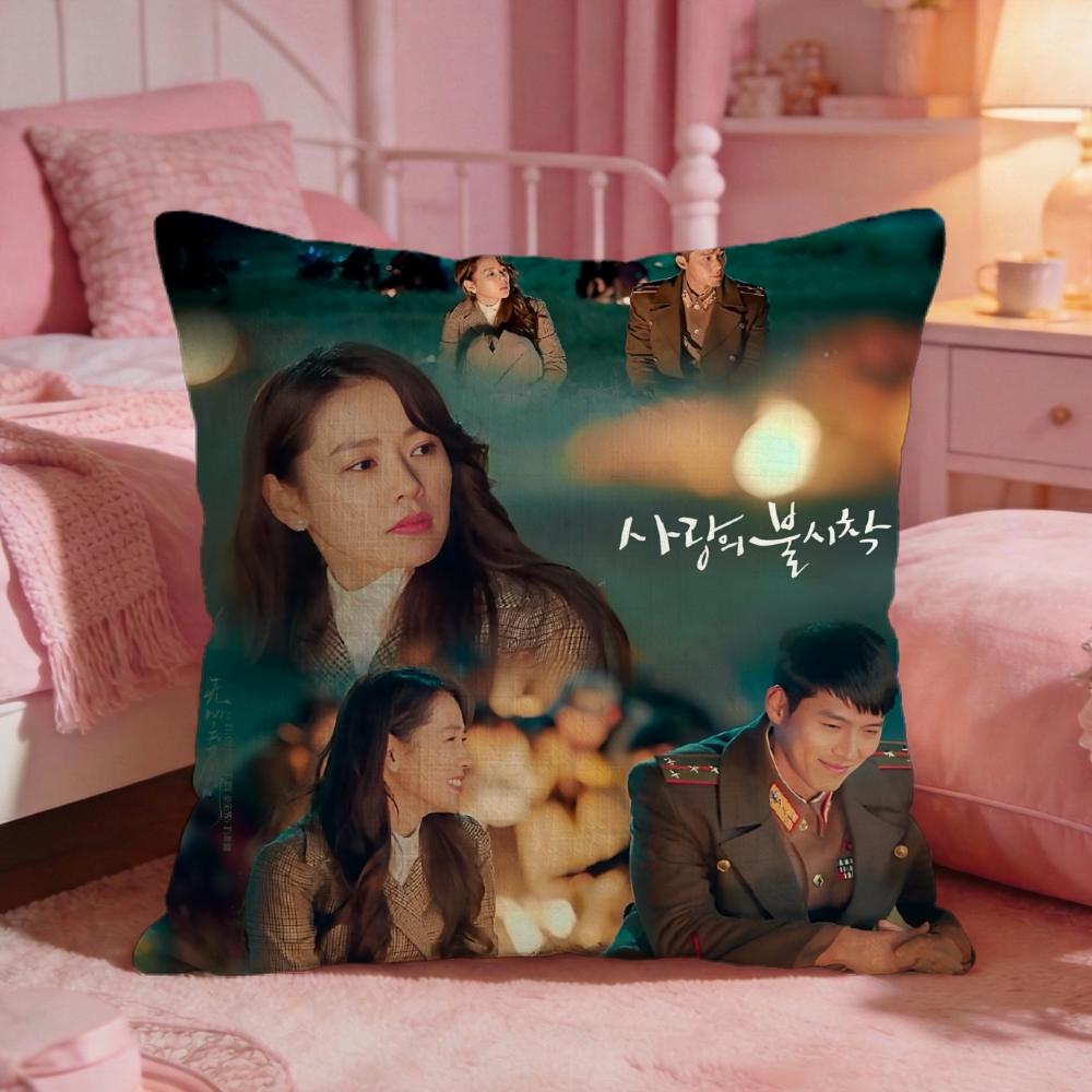 CCrash Landing On You Cushion Cover Premium Comfort Reversible Pillow Cove Two In One Design For Any Room Car Interior