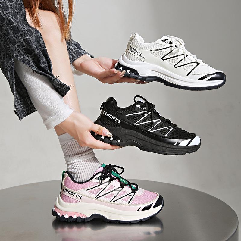 ins Korean version of the new dad shoes women's 2025 autumn student sports running shoes casual thick-soled heightening shoes BR8610