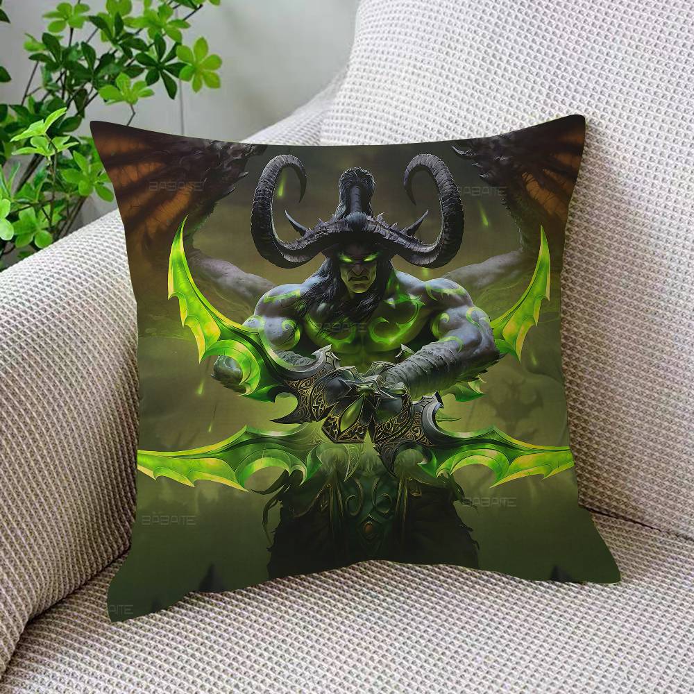 WWorld Of WWarcraft Game Personalized Picture Text Home Decorative Pillows Household Gifts Xcm