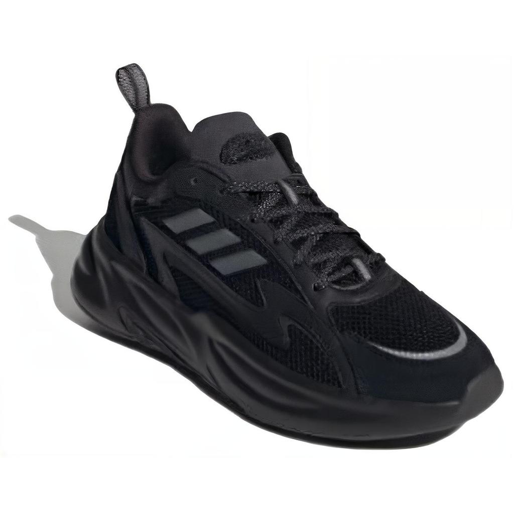 Adidas Ozwave Comfortable Thick Sole Low Top Dad Shoes Unisex Sneakers Black JI1585