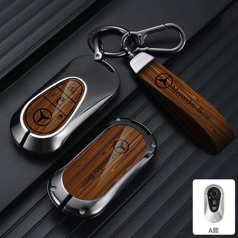 FIQ4  New 2025 Car Remote Key Cover Case Shell Fob For Mercedes Benz 2021 C /S Class W223 W206 S350L S400L S450L S500L Key Cover Case