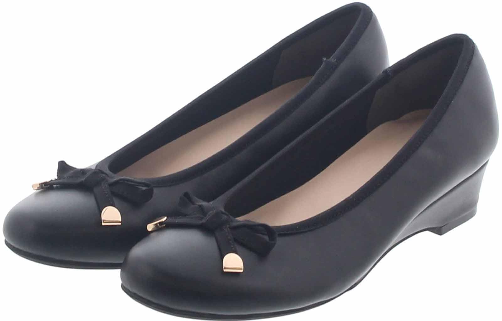 

Женские балетки на пушистой танкетке Jellybeans, черные, размер 22,5 см