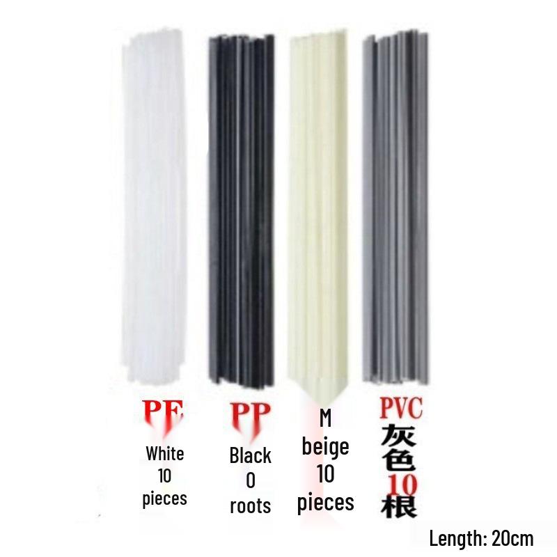 20/25cm Colored Plastic Welding Rods - Car Bumper Repair Tool for PP, PE, PVC, ABS, PPR
