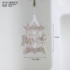 Modern Acrylic Christmas Tree Ornaments Bells Pumpkin Carriage Carousel Ballerina Minimalist Luxury Decor