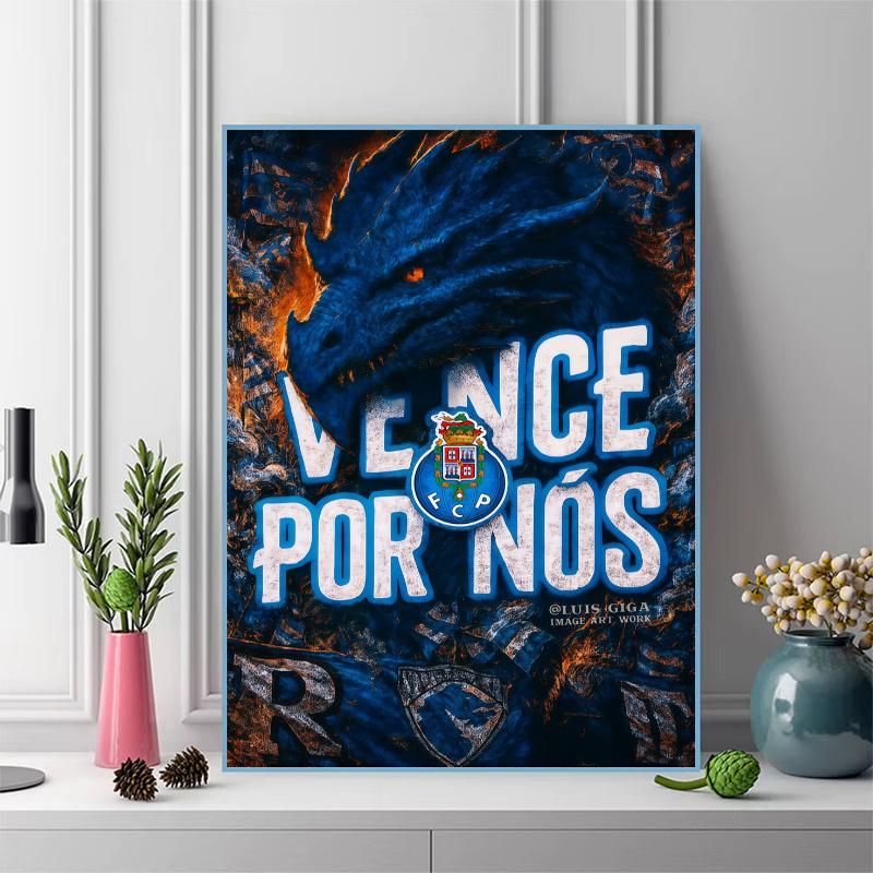 Dragões logo 100% Round Full Drill 5D DIY Diamond Painting Embroidery Cross Stitch Rhinestone Décor