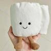 Cartoon Toilet Roll Plushie Paper Plush Toy, Stuffed Smiling Decoration, Face Toy Soft Handmade for Home Bedroom Pillow