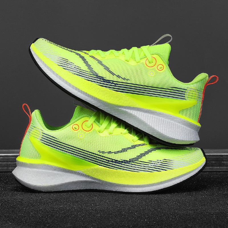 Outdoor Sneakers For Man Women Hiking Thick Soles Light Weight Breathable Cushion Trainers Jogging Workout Athletic