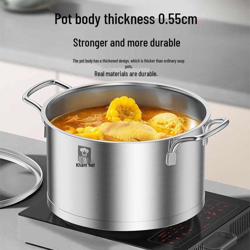 Kombach European II 304 Stainless Steel Soup Pot