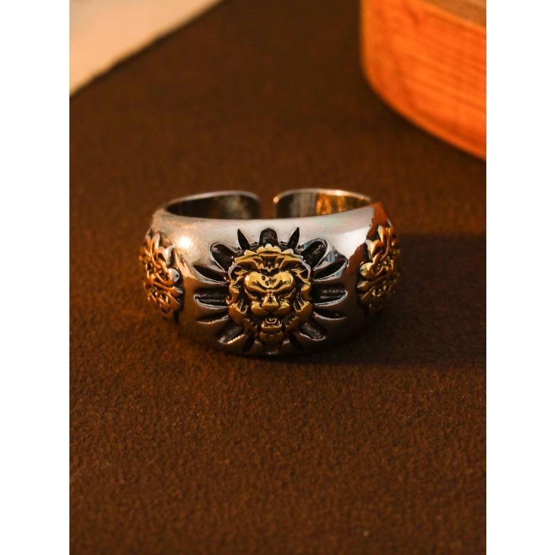 The Beast Head Demon Eye Ring Is A Two-colorPowerful and Funny Ring with An Adjustable Opening