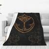 Tomorrowlands Music Festival Symbol Blanket Electric Dance DJ Fuzzy Funny Warm Throw Blankets for Coverlet Spring Autumn Outdoor