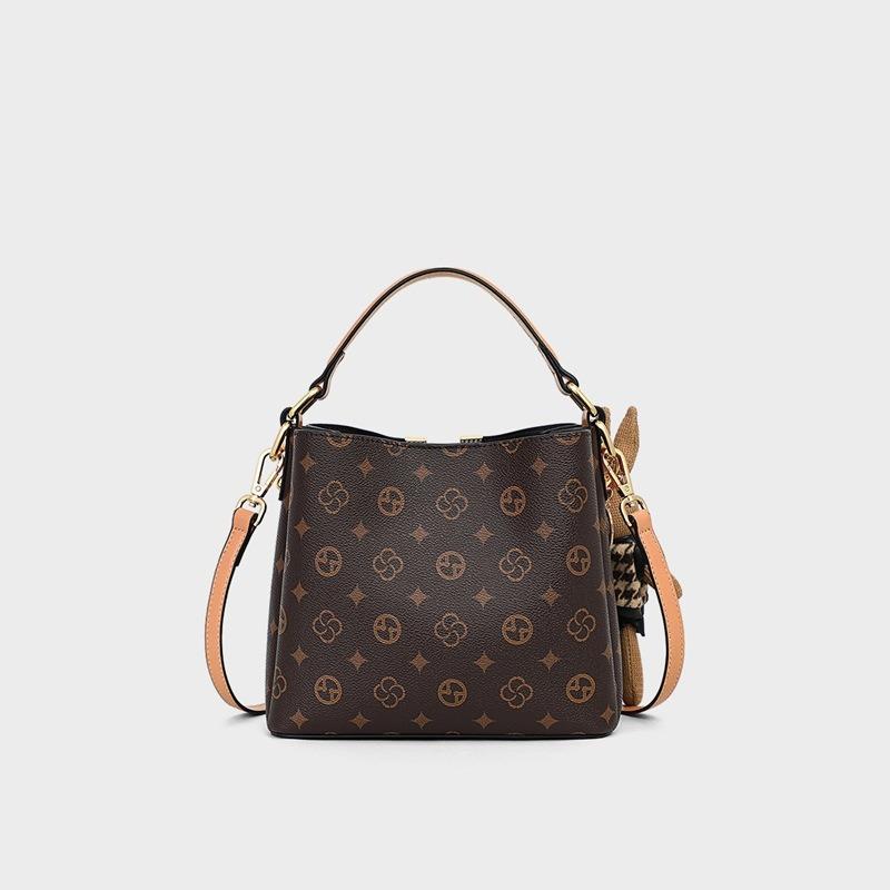 Bucket Bag Women's New Autumn and Winter Presbyopia High-end Commuting Shoulder Messenger Bag Handbag Luggage