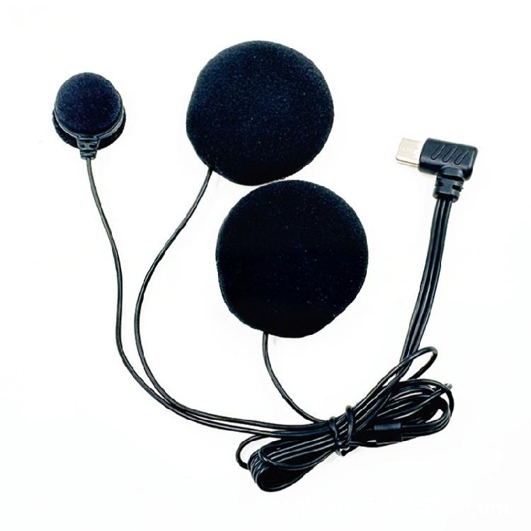 

Advanced Helmet Communication Headset Microphone for Full Face Helmets USB Type C Noise Reductions