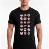 Cookie Cream Penguin Brownpattern TShirt Summer Casual Cotton Tee Oversized Streetwear Tops Vintage Graphic Print
