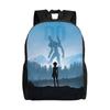 Custom EVA Evangelions Backpack Men Women Casual Bookbag for School College Manga Bags