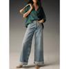 Women's, Summer New Style, Short Sleeved, Lapel, Casual, Loose Fit, Top, Solid Color Shirt