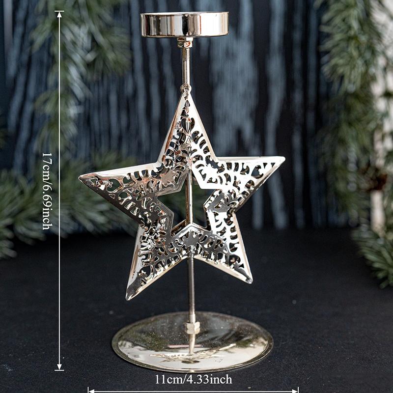 Christmas Candlestick Christmas Decorations Home Decor Elegant Classic Christmas Theme Scene Setting Various Styles