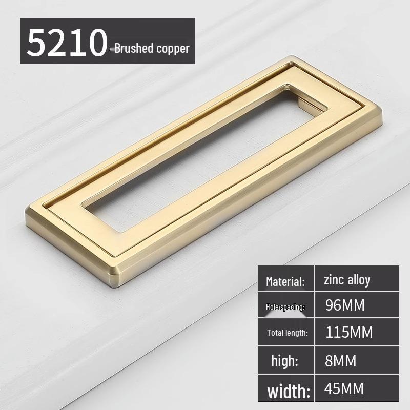 Moderner europäischer Stil, unsichtbarer Schrankgriff ohne Bohren