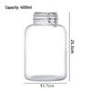 Glass Storage Jar with Stainless Steel Buckle for Tea, Grains, and Cereals