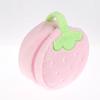 Lovely Strawberry Plush Cosmetics Bag Large Capacity Makeup Bag Sweet Simulation Fruits Storage Bag Toiletry Bags For Girls