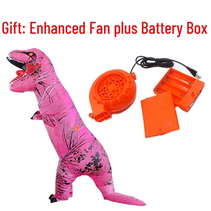Dětský legrační kostým maskota dinosaura - Tyrannosaurus Rex Halloweenské představení Rekvizity